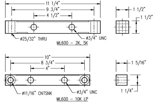 ML-0600 load cell transducer specification