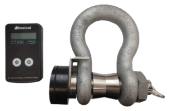 Wireless Load Shackle 17t Crosby With Handheld Display by Massload Technologies