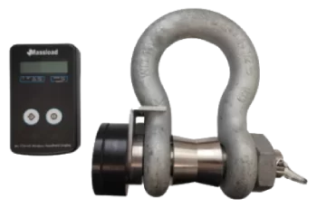 Wireless Load Shackle 17t Crosby With Handheld Display by Massload Technologies